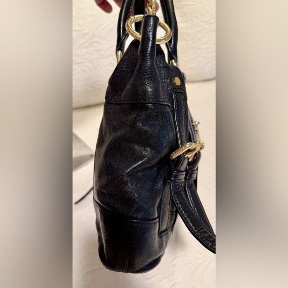 Gently Used Michael Kors Black Leather Handbag - Picture 6 of 9